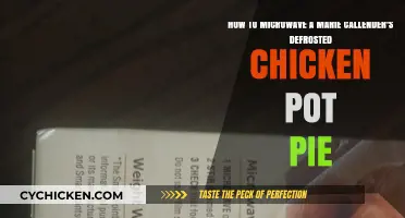 Deliciously Easy: Microwaving Marie Callender's Defrosted Chicken Pot Pie