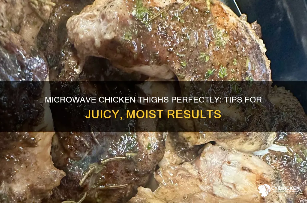 how to microwave chicken thighs and stay moist