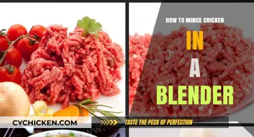 Effortless Chicken Mincing: Blender Techniques for Perfectly Ground Poultry