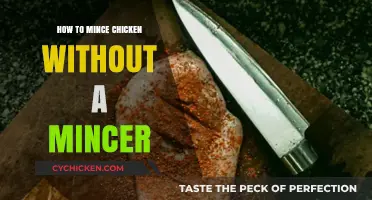 Easy Chicken Mincing: Hand-Chopping Techniques Without a Mincer