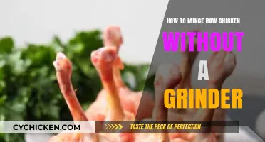 Hand-Mincing Raw Chicken: Simple Techniques Without a Grinder