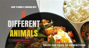 Creative Chicken Transformations: 5 Fun Animal Ideas