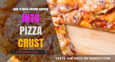 Creative Pizza Twist: Molding Ground Chicken into a Delicious Crust