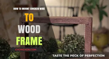 Mounting Chicken Wire to Wood Frame: A Step-by-Step DIY Guide
