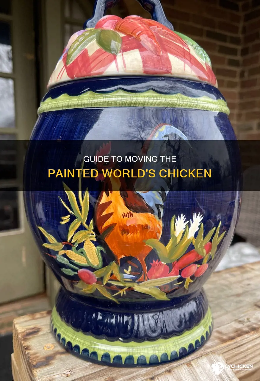 how to move the chicken in the painted world
