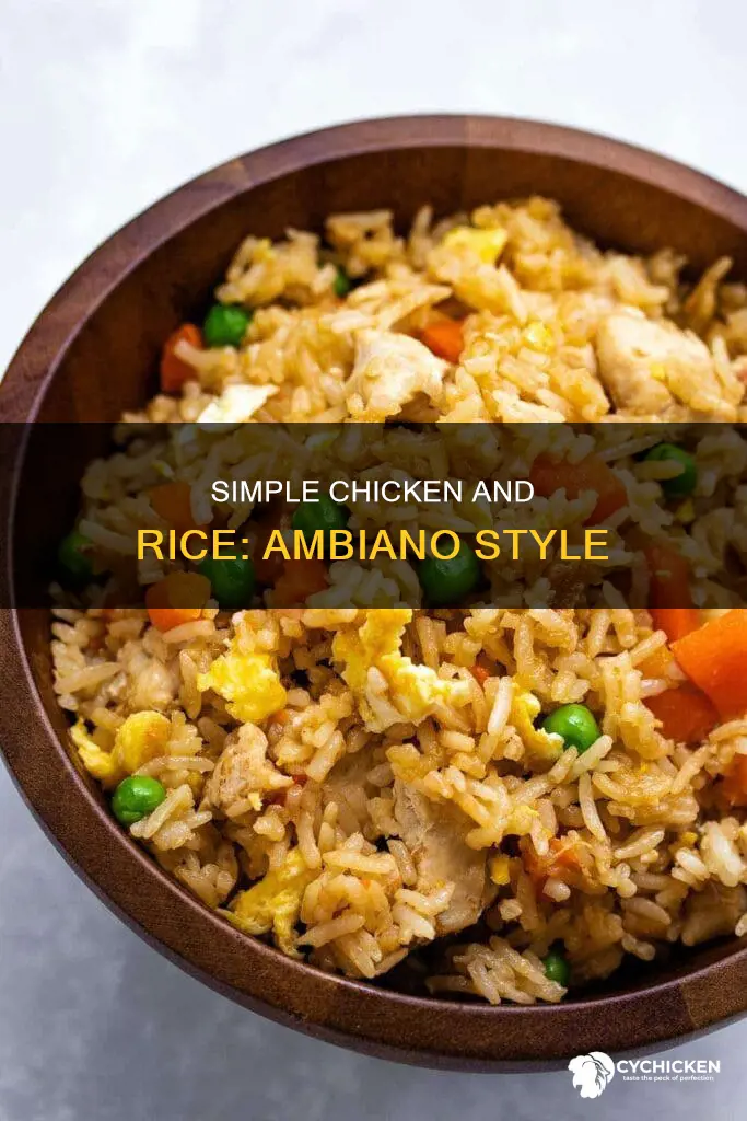 how to mske chicken n rice in a ambiano