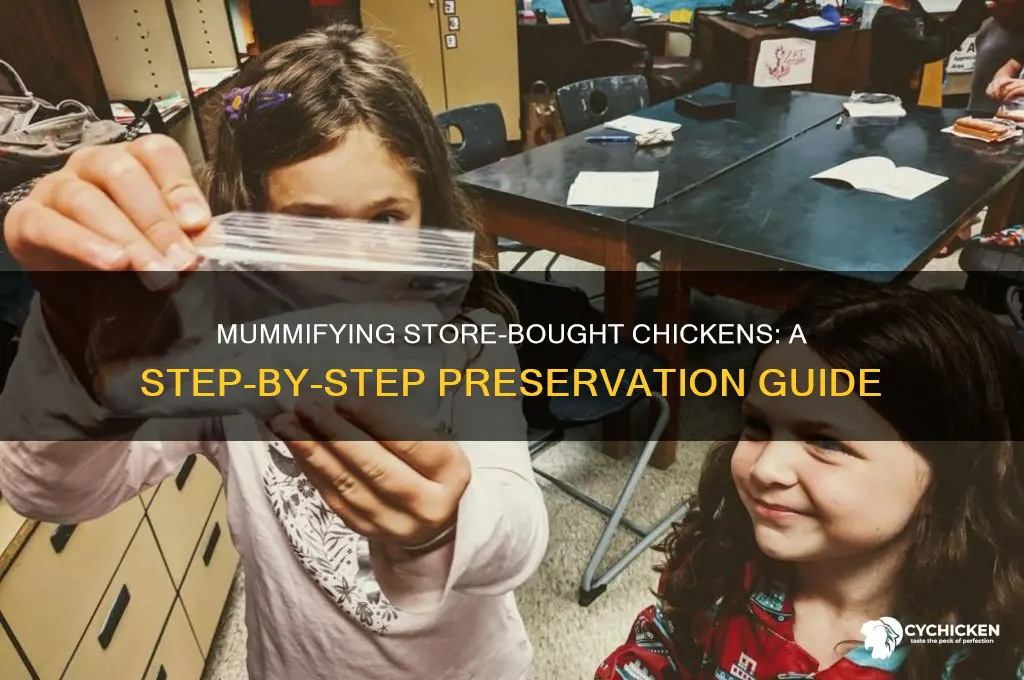 how to mummify a store bought chicken