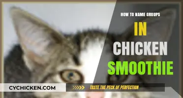 Creative Tips for Naming Your Chicken Smoothie Groups Effectively