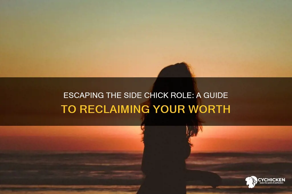 how to not be a side chick anymore