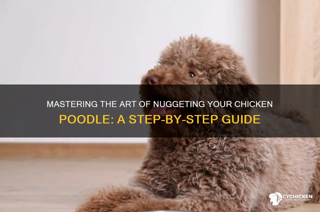 how to nugget a chicken poodle
