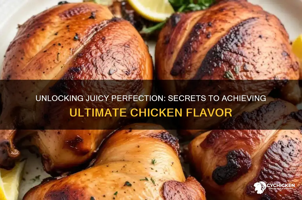 how to obtain the best flavor in chicken