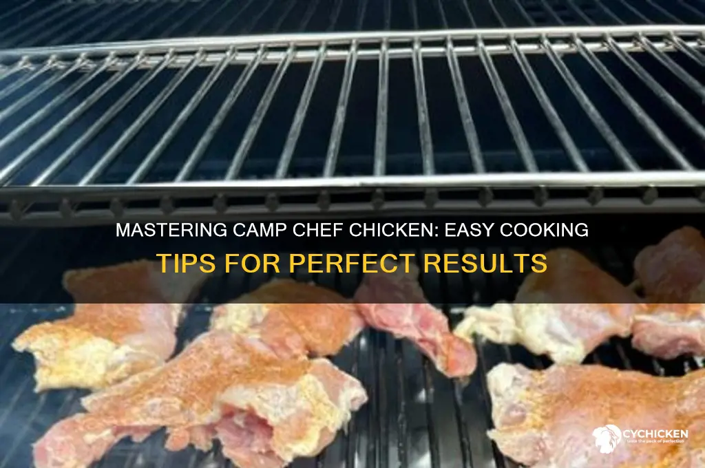 how to oook chicken on a camp chef