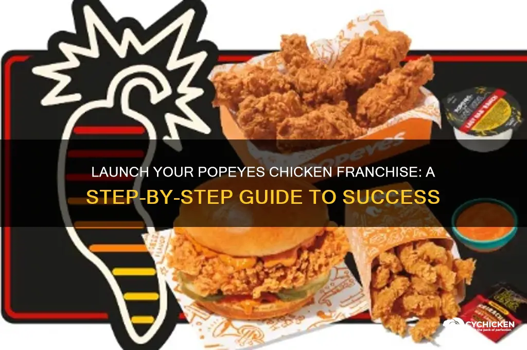 how to open a popeyes chicken franchise