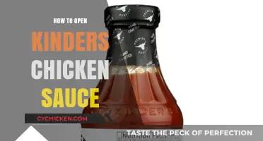 Easy Steps to Open Kinder's Chicken Sauce Bottle Effortlessly