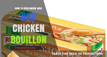 Easy Steps to Open Knorr 48oz Chicken Bouillon Box