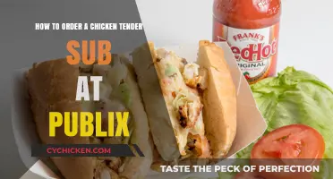 Ordering Chicken Tender Sub at Publix: A Quick Guide