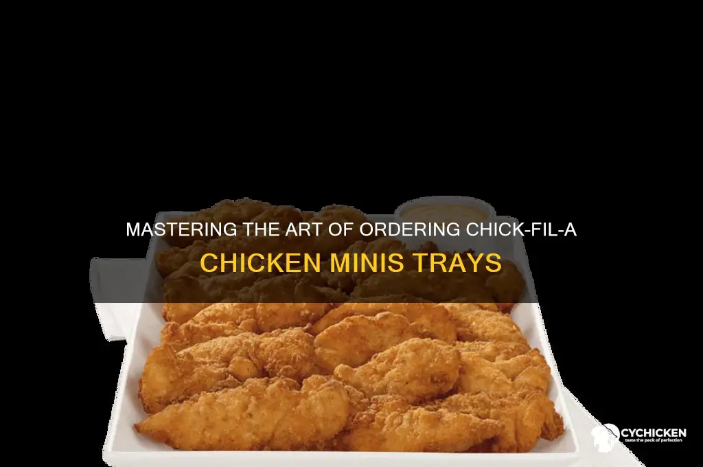 how to order a tray of chicken minis