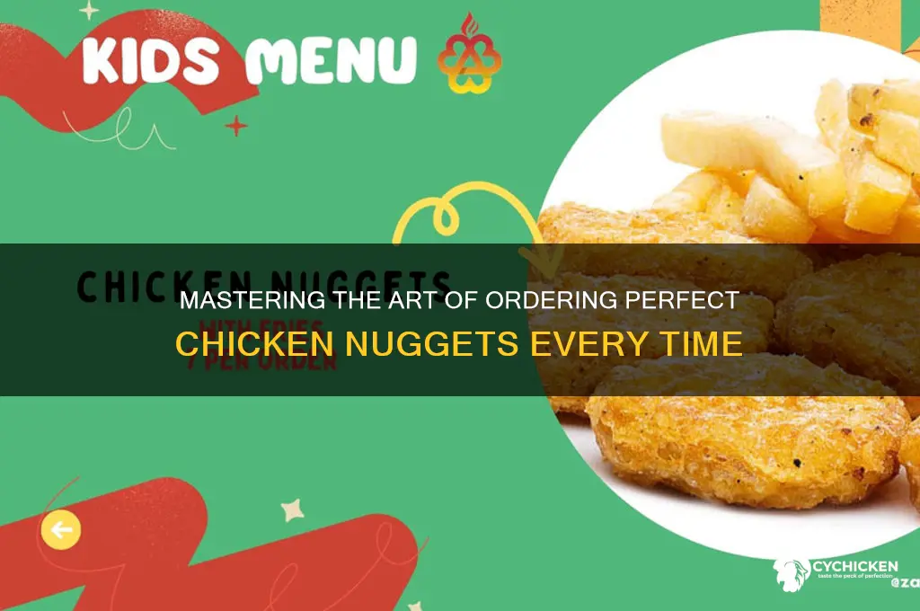 how to order chicken nuggets