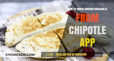 Mastering the Chipotle App: Ordering the Perfect Chicken Quesadilla