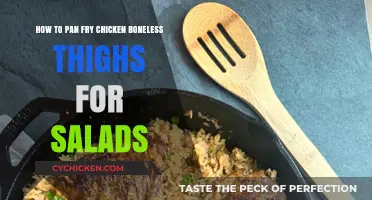 Perfect Pan-Fried Chicken Thighs: Elevate Your Salad Game with Crispy, Juicy Goodness