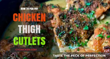 Perfectly Crispy Pan-Fried Chicken Thigh Cutlets: A Simple Recipe Guide