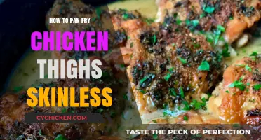 Perfectly Crispy Pan-Fried Skinless Chicken Thighs: Easy Cooking Guide