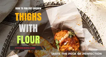 Perfectly Crispy Pan-Fried Chicken Thighs: A Flour-Coated Delight