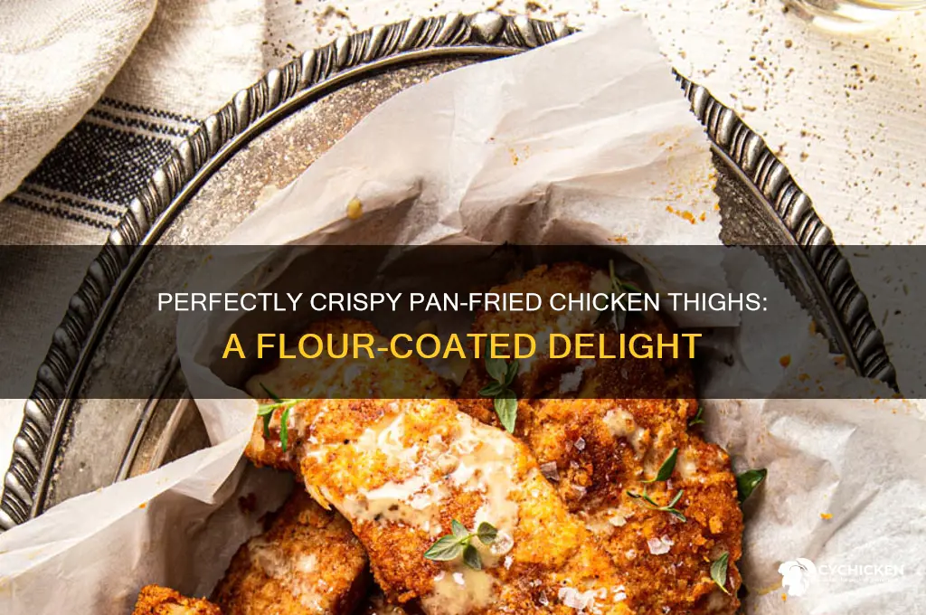 how to pan fry chicken thighs with flour