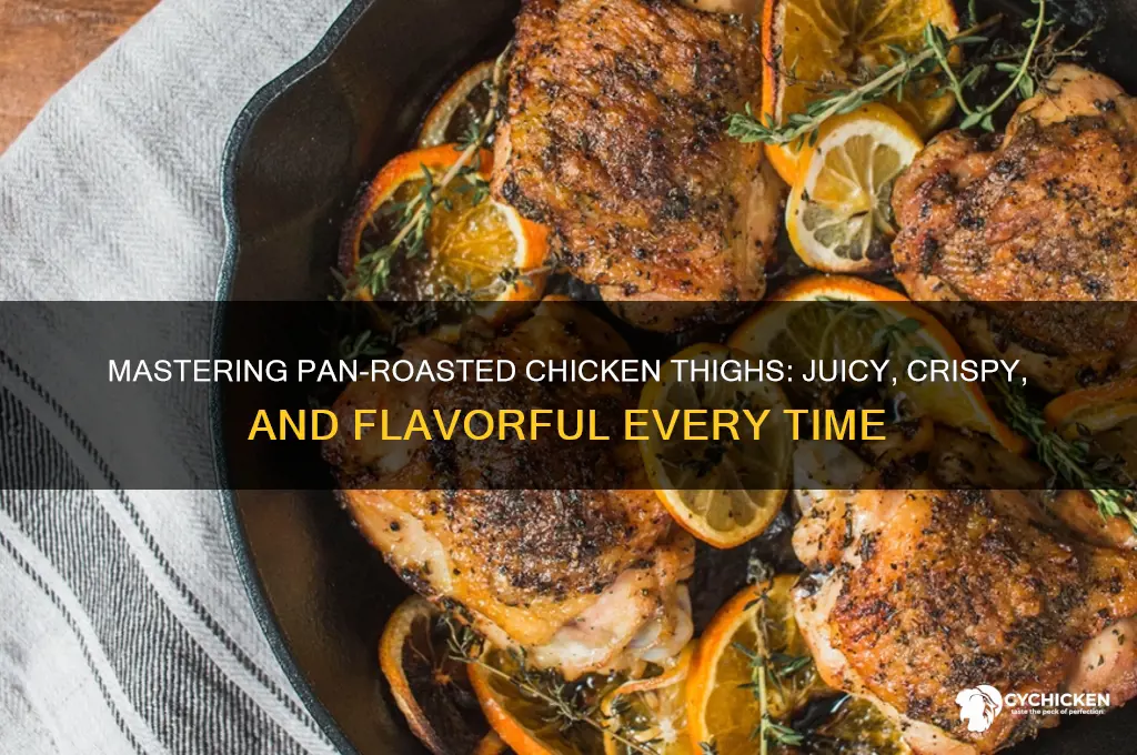 how to pan roast chicken thighs