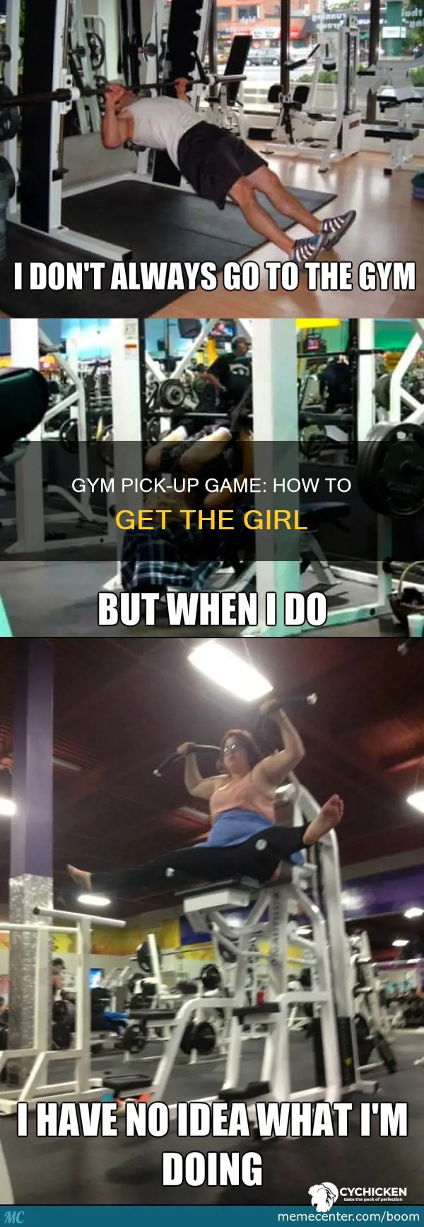how to pick up chicks at the gym funny