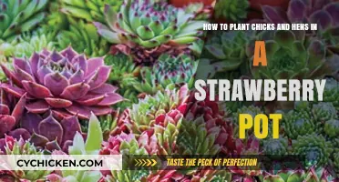 Charming Chicks and Hens: A Guide to Strawberry Pot Planting