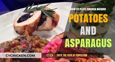 Elegant Plating Guide: Chicken, Mashed Potatoes, and Asparagus Mastery