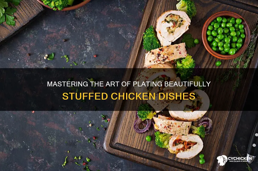 how to plate food beautifully stuffed chicken