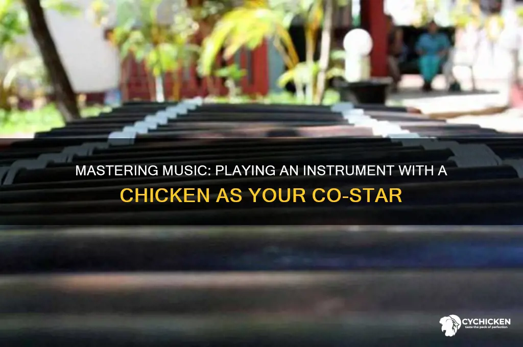 how to play an instrument with a chicken