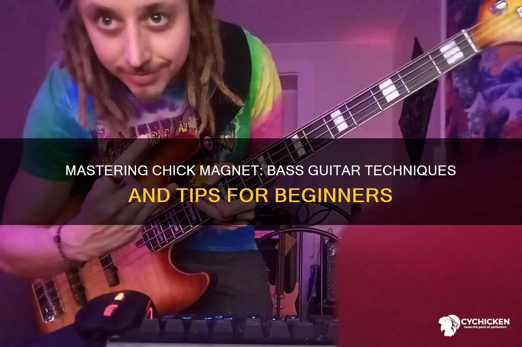 how to play chick magnet on bass guitar