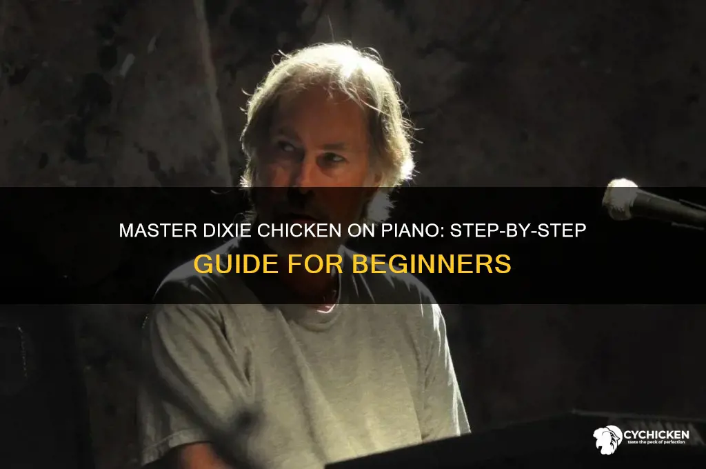 how to play dixie chicken on piano