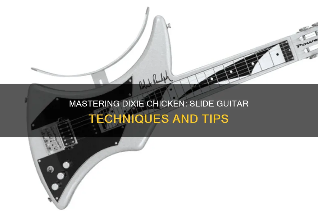 how to play dixie chicken on slide guitar
