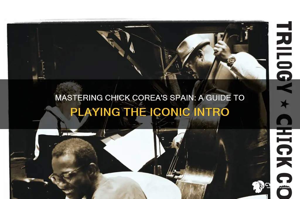 how to play intro chick corea spain