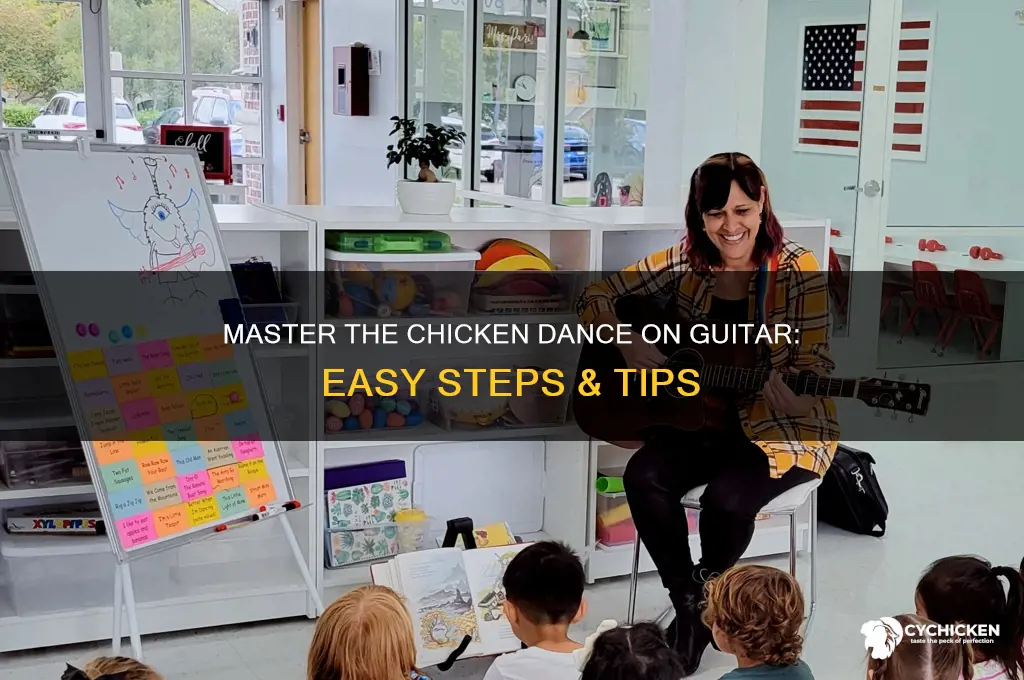 how to play the chicken dance on guitar