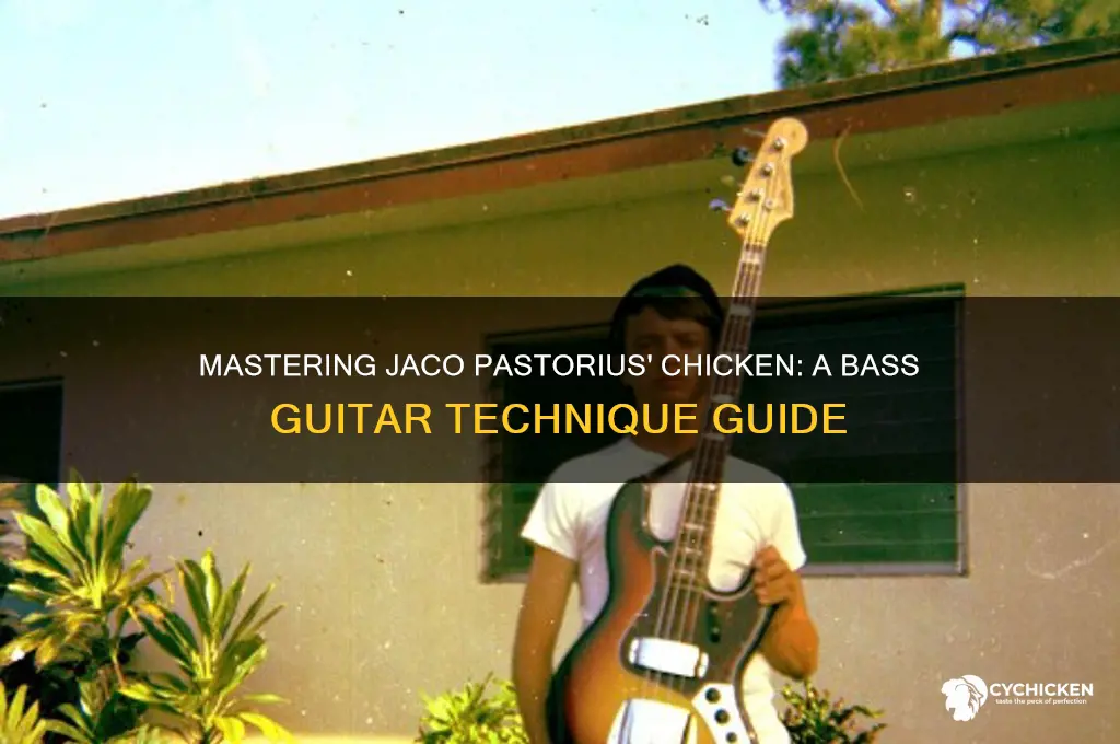 how to play the chicken jaco pastorius