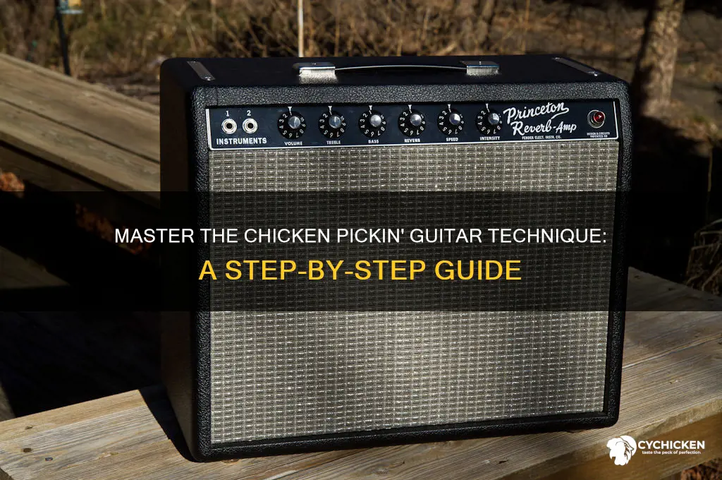 how to play the chicken on guitar
