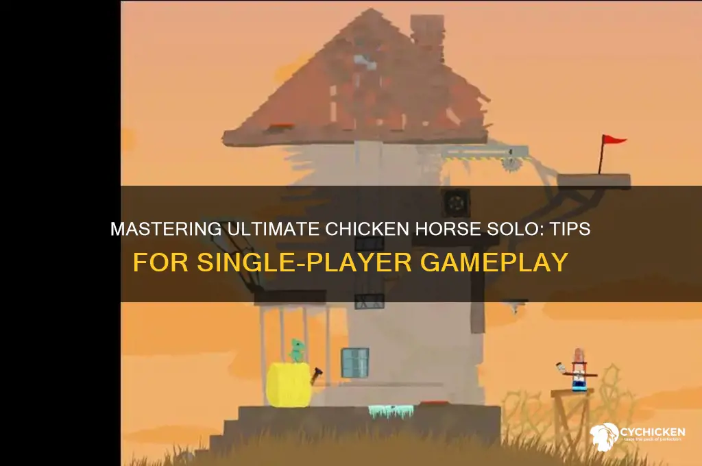 how to play ultimate chicken horse single player