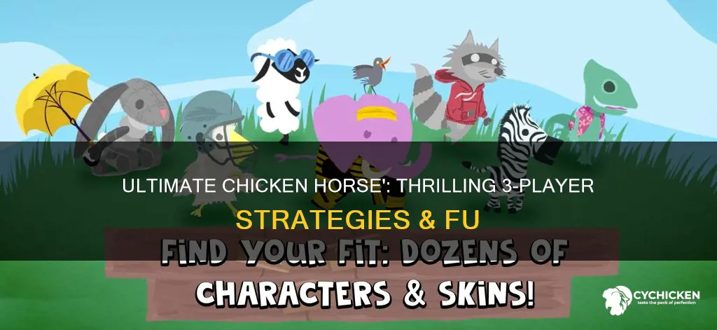 how to play ultimate chicken horse with 3 players