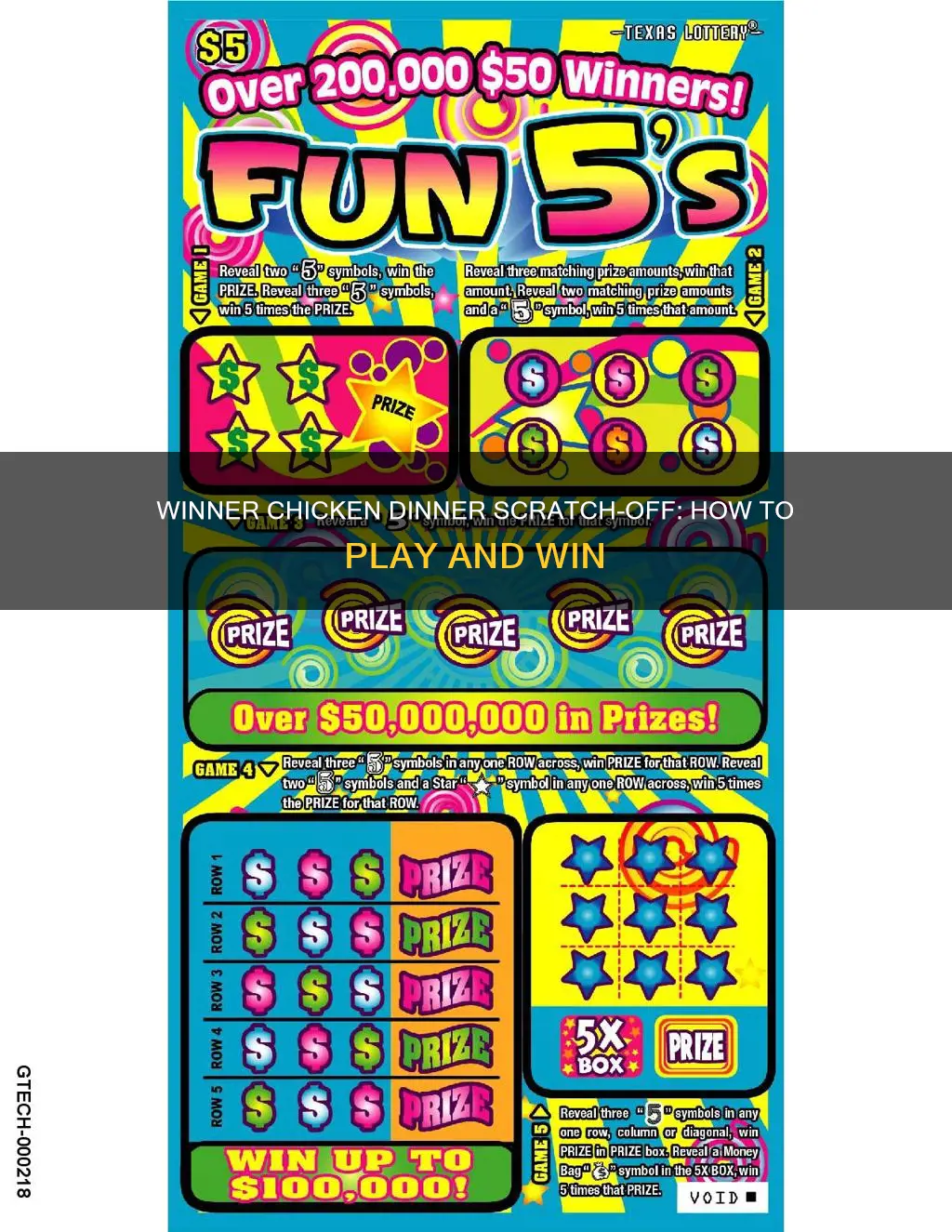 how to play winner winner chicken dinner scratch off