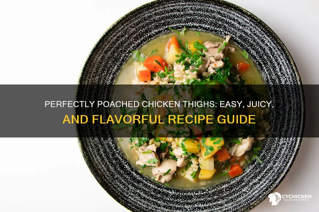 how to poach boneless skinless chicken thighs