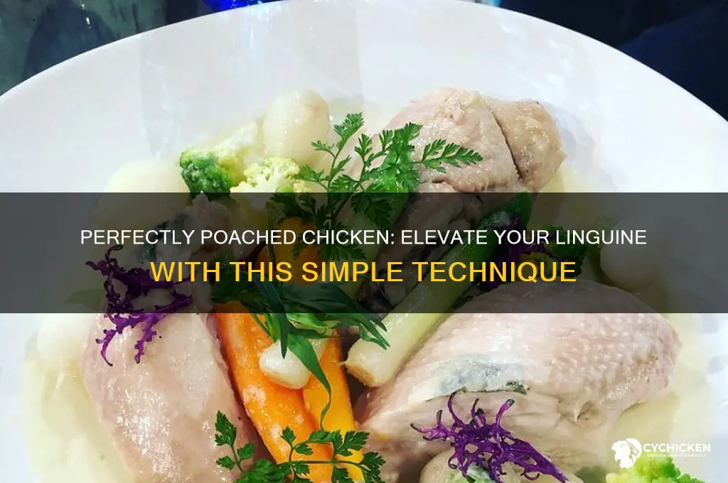 how to poach chicken for chicken linguine