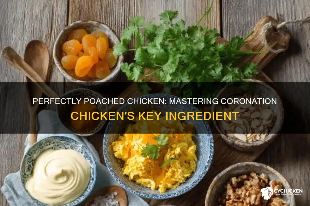 how to poach chicken for coronation chicken