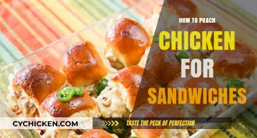 Perfectly Poached Chicken: Easy Recipe for Delicious Sandwiches