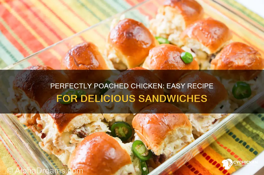 how to poach chicken for sandwiches