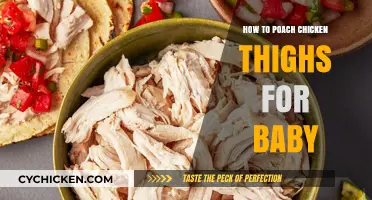 Easy Poached Chicken Thighs Recipe for Baby-Led Weaning